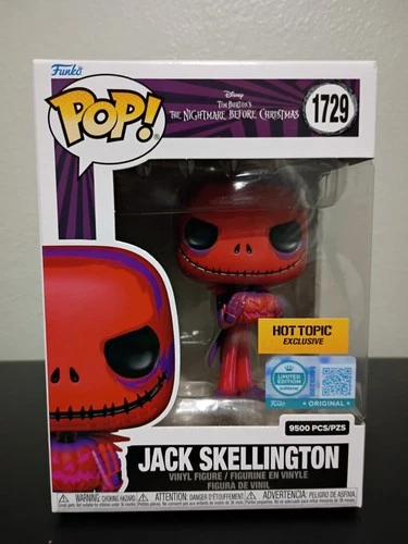 Funko Pop Nightmare Before Christmas Jack Skellington LE Supreme 1729 +protector