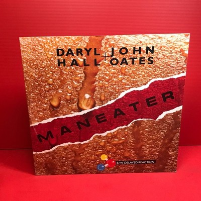 HALL & OATES Maneater 1982 UK 12'' vinyl single extended record Daryl John
