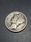 1927 P Mercury Dime  90% Silver Vg
