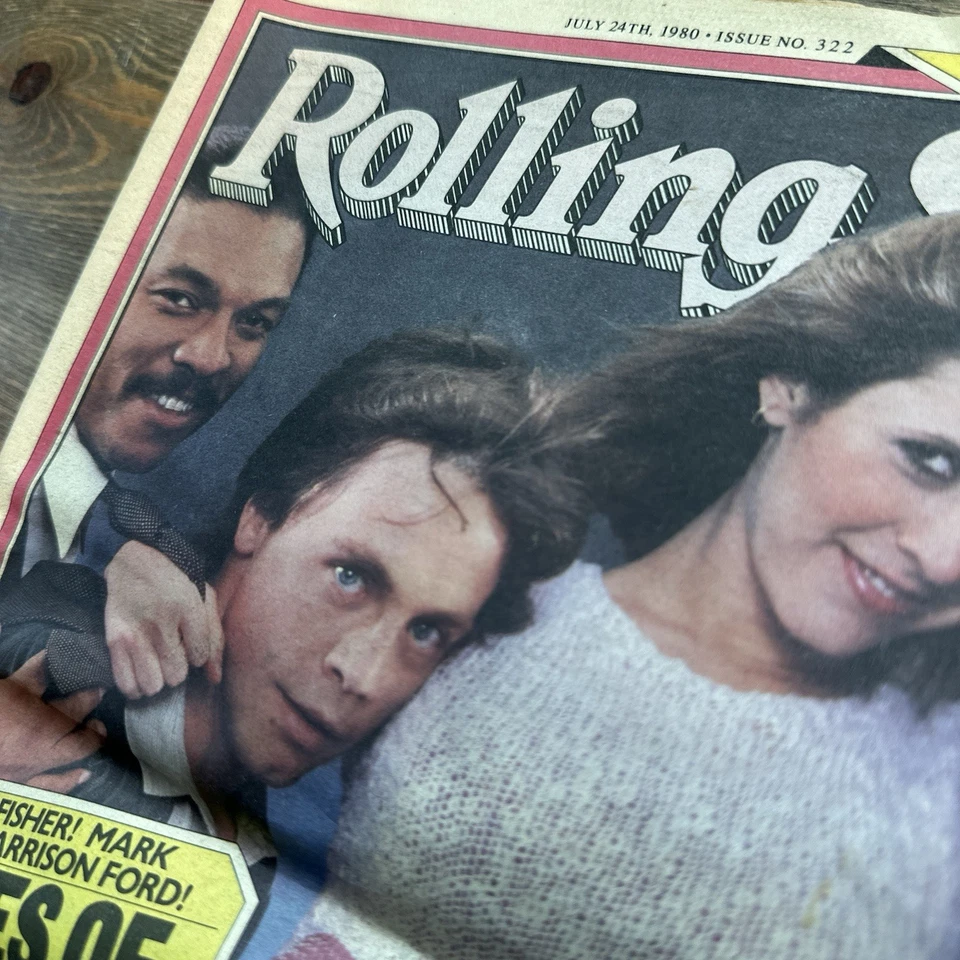 Vintage Rolling Stone Magazine 322 - July 24 1980 Star Wars Empire Cover - Image 4 of 4