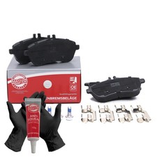 Bremsbel&auml;ge vorne + Bremsenfett f&uuml;r MERCEDES C (W204 S204 C204) SLC (R172) SLK E