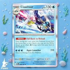 Clawitzer Holo 38/132 Mega Evolution Rare Pokemon TCG Card Single Raw Near Mint