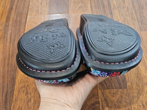 Excellent Condition Alegria Classic Floral Sugar Skulls Clogs Mules EU 42 US 11 - Picture 12 of 15