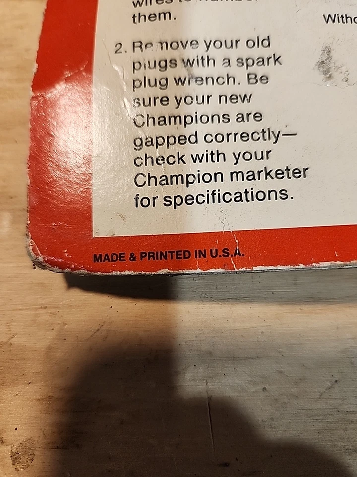 De colección 8 nuevas bujías CHAMPION SPARK F9Y para Mustang Fairlane Falcon Shelby Cobra Foto 3 de 3
