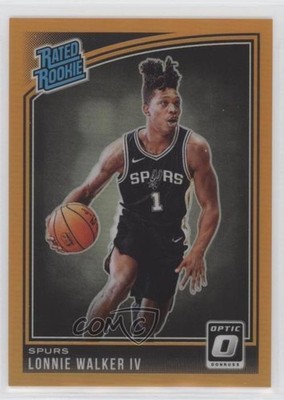 2018 Donruss Optic Rated Orange Prizm /199 Lonnie Walker IV #174 Rookie RC 0s5s