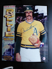Rollie Fingers  Oakland A's Signed 8 x 10 Color Photo with COA