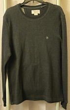 Penguin Munsingwear Sweater Mens XL Black Casual Embroidered Modern