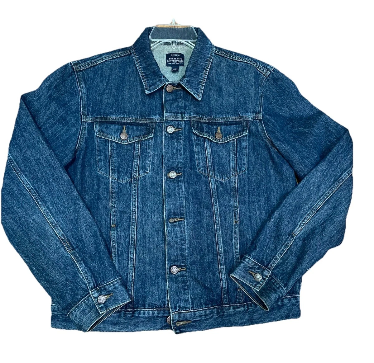 J.CREW Denim Coats, Jackets & Vests for Cotton Outer Shell Men for