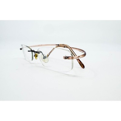 Safilo Design Eyeglasses Frames Womens Pink Rimless SD4400 1A8 48-17-140