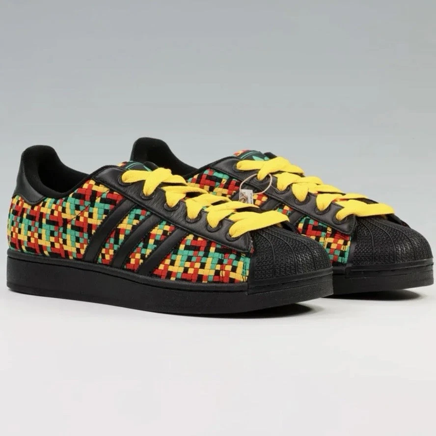 Adidas Superstar Negro Con Naranja Adidas Superstar Black White W