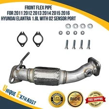 Front Flex Pipe for 2011-2016 Hyundai Elantra 1.8L WITH O2 SENSOR PORT