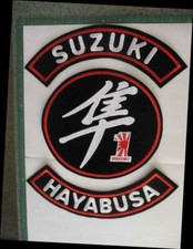 Jeu de bascule patch veste brodée Suzuki Hayabusa