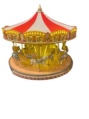 Vintage Mr. Christmas Gold Label Collection World's Fair Carousel