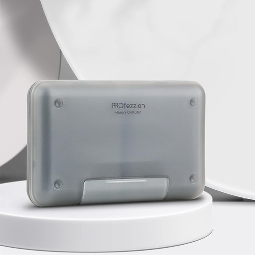 Étui compact pour carte mémoire étanche avec doublure en caoutchouc - 8 emplacements disponibles - Photo 9 sur 11
