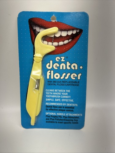 NOS Vintage Ez Denta Zahnseide Zahnreiniger **ungeöffnet**