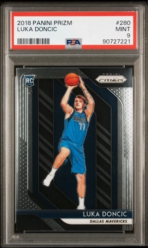 LUKA DONCIC - 2018-19 Panini Prizm ROOKIE RC #280 - PSA 9 Mint