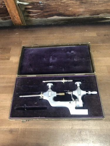 Vintage NATIONAL Tour A Pivoter Javot Original Box watch maker tool