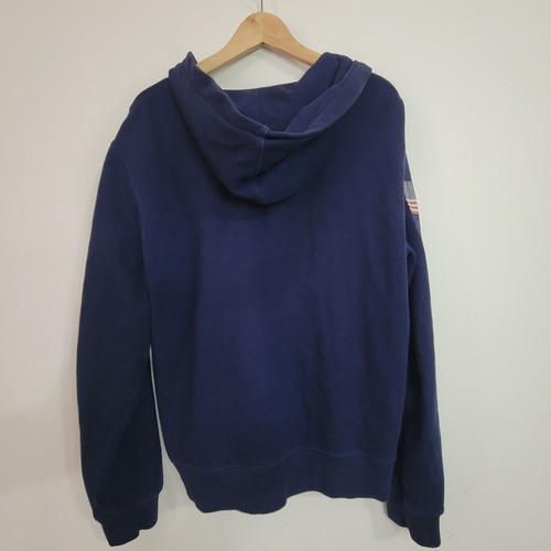 Polo Ralph Lauren Hoodie Boys XL 18-20 Navy Blue USA Flag Full Zip Big Pony #3 - Picture 7 of 10