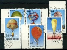 Saint Thomas et îles du Prince 1979 Mi. 619-624 Oblitéré 100% histoire de l'avi