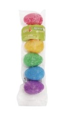 Fillable Easter Eggs, 3" Large, Marbled Bright Colors, 6 Count. NEW sealed.