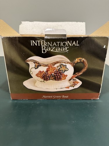 International Bazaar Harvest Gravy Boat - Picture 3 of 3