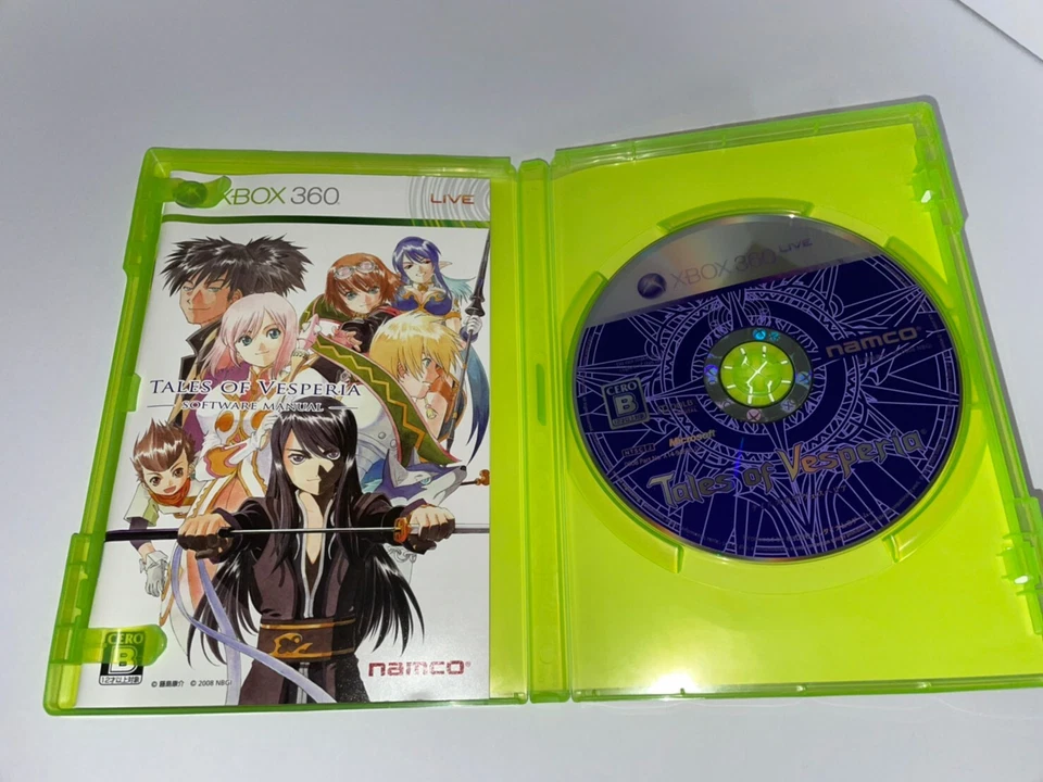 Xbox360 Tales of Vesperia - Japanese Version - Namco - 2008 - USED Game - Image 2 of 4
