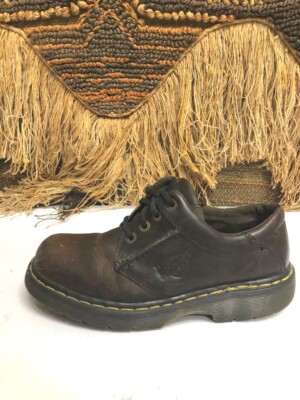 Dr. Martens 8A17 Shoes Mens 4 Brown Good Made in England Vintage Leather Chunky Dr. Martens 8A17 Shoes Mens 4 Brown Good Made in England  main image 3