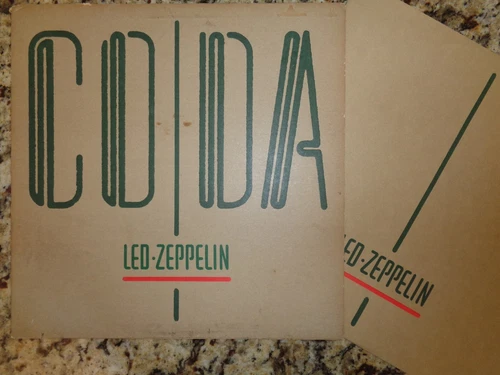 Led Zeppelin - Coda Vinyl LP - 1982 First Press - Swan Song 90051-1