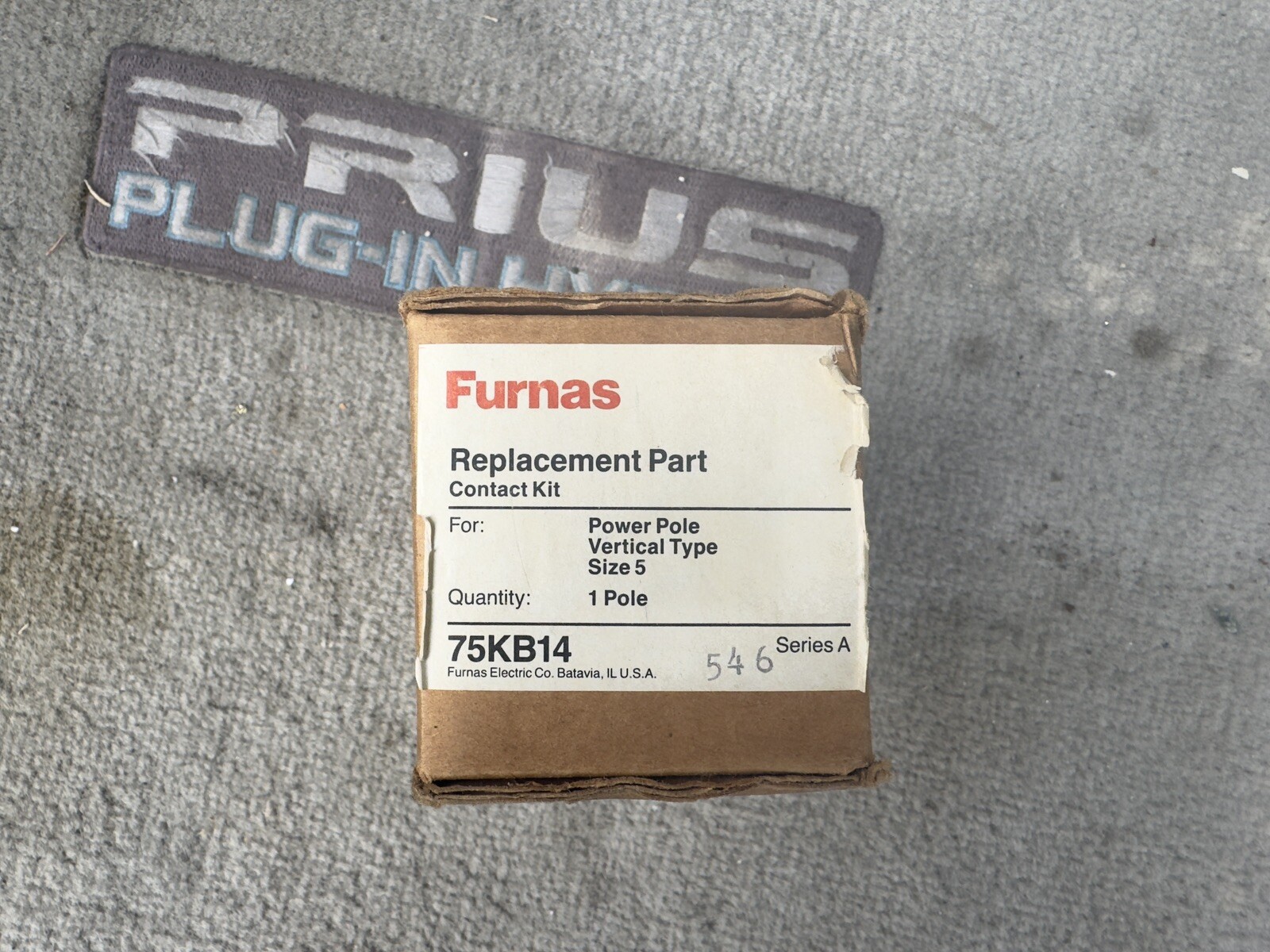 75KB14 / 75KF14 Furnas Replacement Contact Kit, Size 5 / 1 Pole Kit