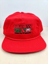 Vtg USA MADE Monsanto Harness Plus Trucker Hat Snapback Cap Vintage New