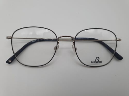 Marco de gafas RODENSTOCK R 2647 B - Negro sobre plata *NUEVO - Imagen 6 de 8