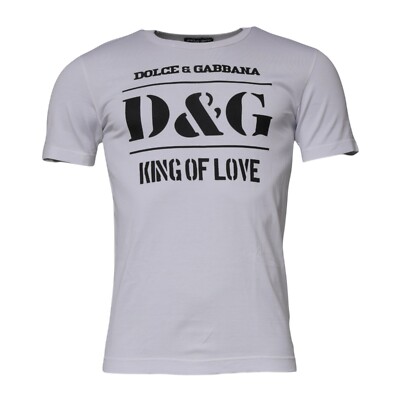 Dolce & Gabbana Cotton Crew-neck T-shirt ロゴプレート付き s-l400.jpg