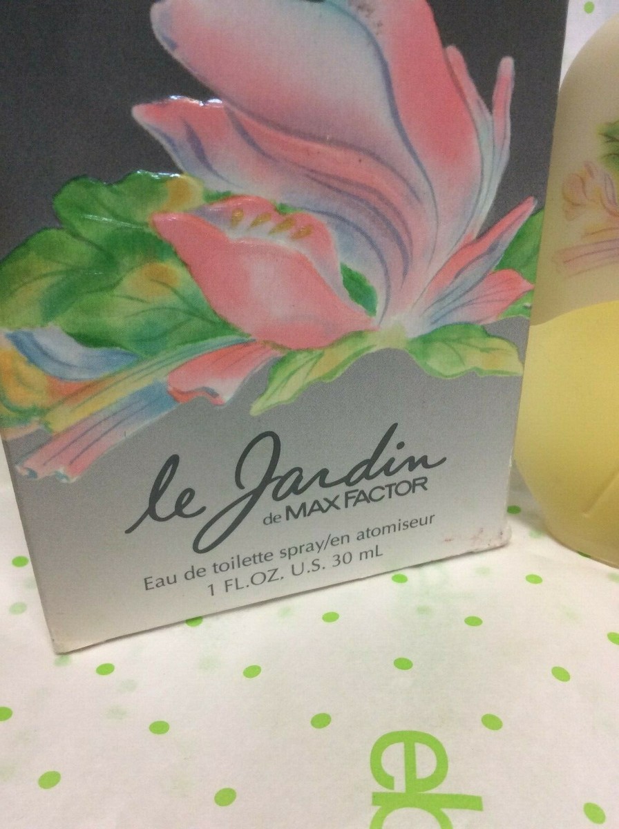 LE JARDIN By MAX FACTOR 1.0 oz / 30 ML Eau De Toilette Spray New