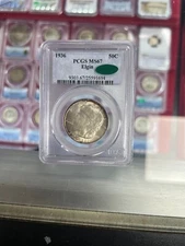 1936 PCGS MS67 Elgin 50c with CAC Sticker