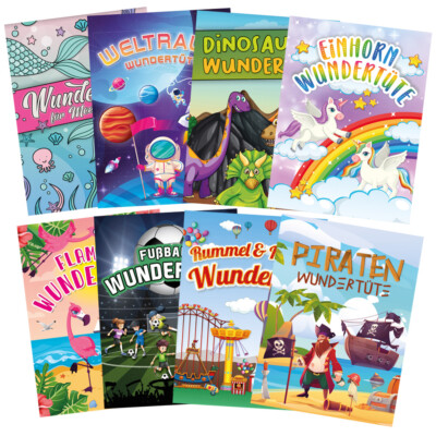Wundertüte Kinder gefüllt, Mitgebsel Kindergeburtag, Gastgeschenke, Give Away