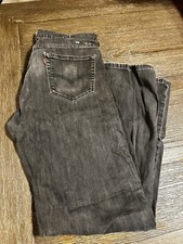 Vintage Made In USA Levi's 559 Regular Fit Straight Leg Denim Jeans 36x36 Black