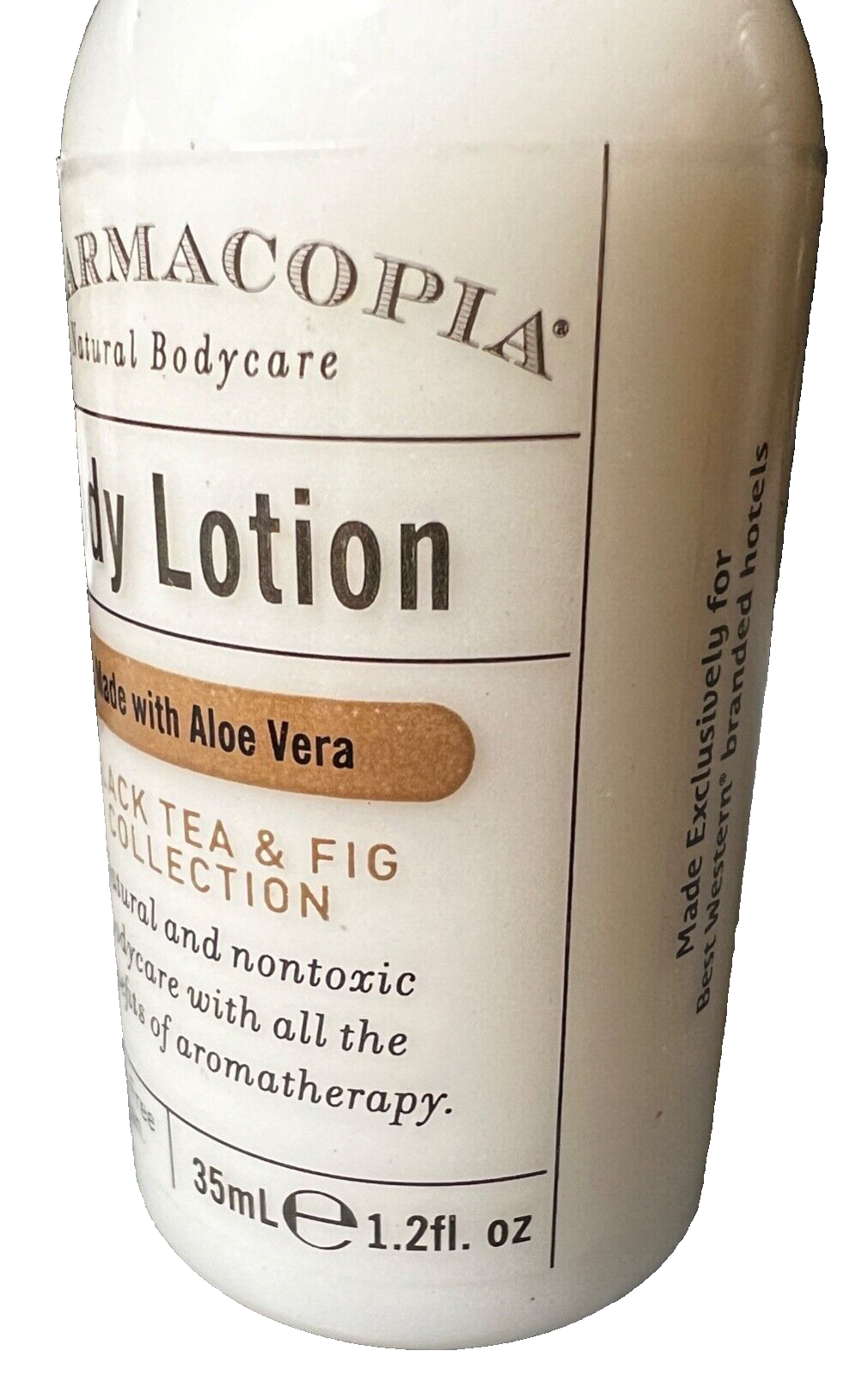 LOT of 20 Pharmacopia BODY LOTION Black Tea & Fig, Aloe, Travel Size 1.