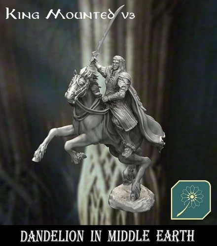 Lord of the Darkwood Elves on Horse from Dandelion