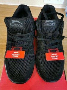 all black trainers junior size 5