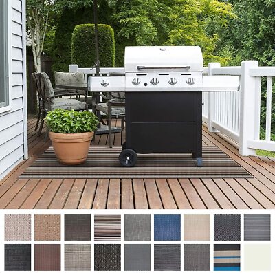 Grillschutzmatte Schwer entflammbar BBQ Grillteppich Outdoor-Balkonteppich 