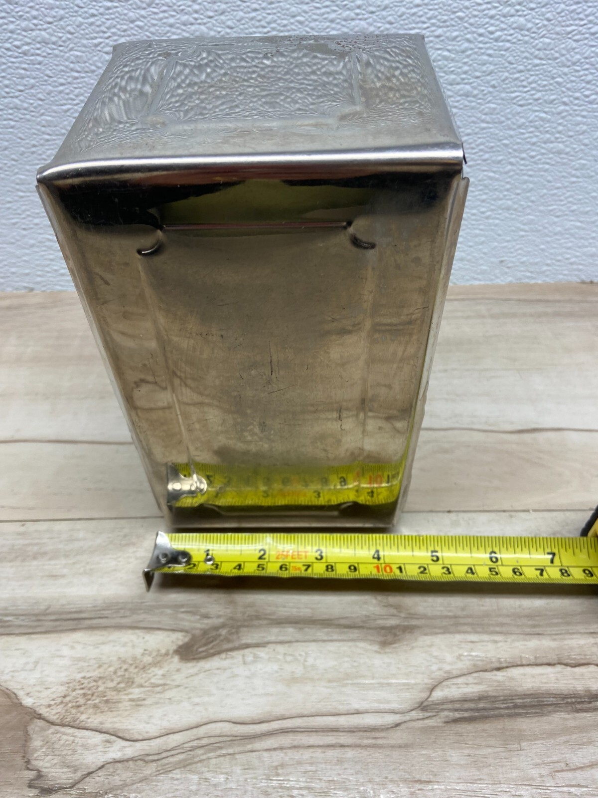 Vintage Utilities Specialties Co. Stainless Steel Napkin Dispencer Made In USA