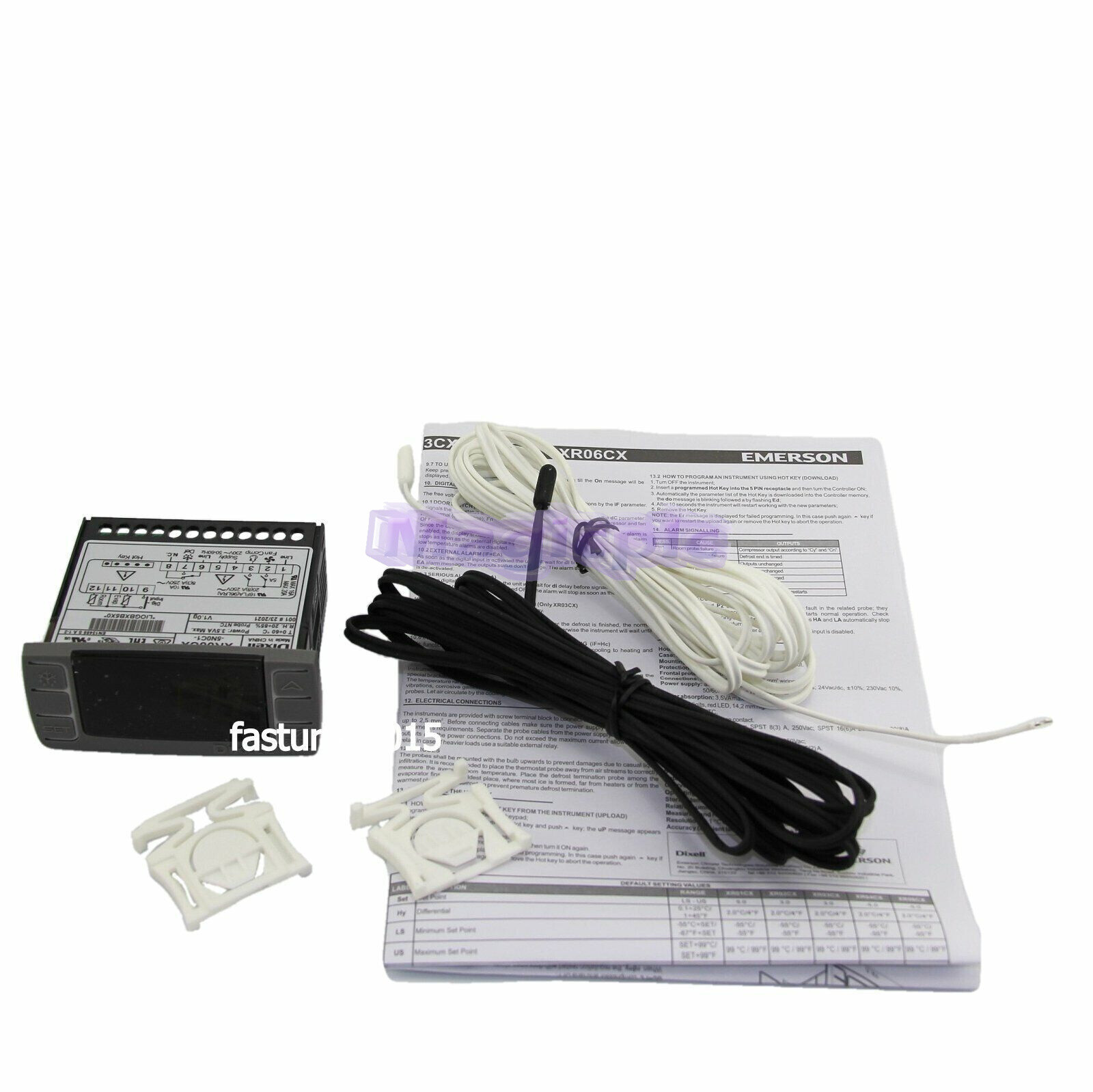 1Pcs Dixell XR06CX-5N0C1 Temperature Thermostat Controller for Freezer 2 Probes