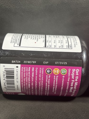 Nature Way Alive! Women’s Gummy Multivitamins Zero Sugar 50ct EXP 7/25 - Picture 3 of 3