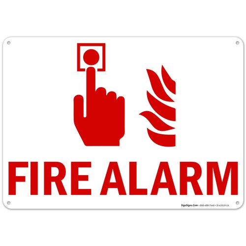 Fire Alarm Sign, - Picture 9 of 85