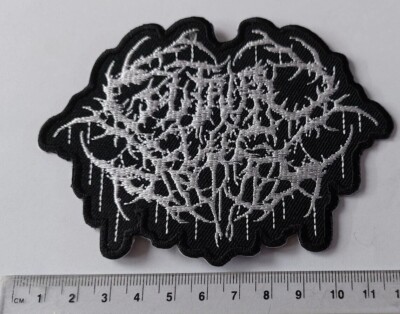 Guttural Slug Shape Patch Death Metal Devourment **