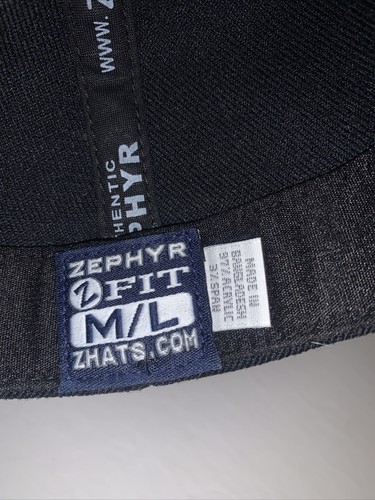 Zephyr Michigan Wolverines "M" Logo Fitted M/L Black - Picture 6 of 6