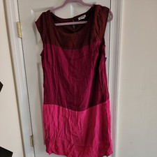 Old Navy fuschia magenta lt. pink dr pink Colorblock Sleeveless Dress nwt large 