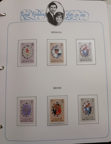 BERMUDA - 1981 - ROYAL WEDDING - STAMPS - MNH