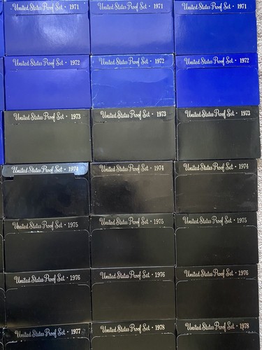 Lot of 72 United States Mint Proof Coin Sets In Original Packages 1968 - 1982 - Picture 5 of 22