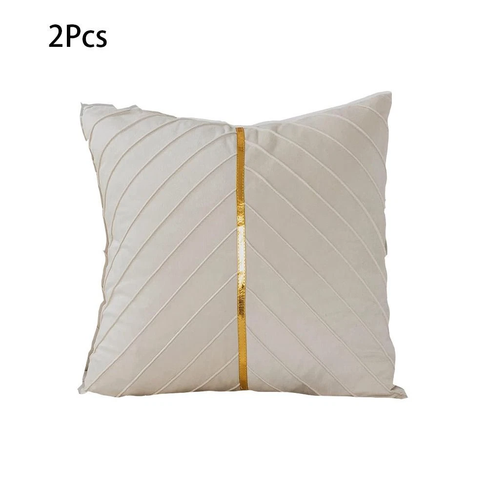 White velvet cheap pillow cover